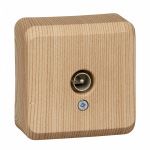 Розетка 1гн ТВ о/у сосна IP20 Этюд Systeme Electric  (1/20/120)