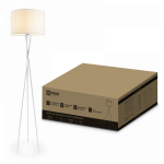 Светильник напольный под лампу ТНО 04-Е27-NW 230В бежевый абажур, белая тренога IN HOME Светильник напольный под лампу ТНО 04-Е27-NW 230В бежевый абажур, белая тренога IN HOME