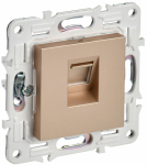 Розетка 1гн комп RJ45 с/у песочный кат.6 механизм кат.6 SK-K02Sa SKANDY IEK (1/10/100)