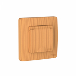 BLANCA С/У IP44 РОЗЕТКА с заземл. со шторк., с крышкой, 16А, 250В, ЯСЕНЬ BLANCA С/У IP44 РОЗЕТКА с заземл. со шторк., с крышкой, 16А, 250В, ЯСЕНЬ