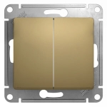 Выключатель 2кл с/у титан механизм Glossa Systeme Electric (1/20/160) Выключатель 2кл с/у титан механизм Glossa Systeme Electric (1/20/160)