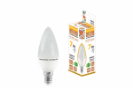 Лампа светодиод 7Вт свеча Е14 4000К 560Лм матовая Народная Лампа светодиод 7Вт свеча Е14 4000К 560Лм матовая Народная