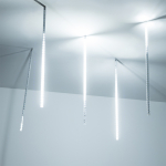 Светодиодная гирлянда ARD-ICEFALL-CLASSIC-D12-500-5PCS-CLEAR-72LED-LIVE WHITE (230V, 6W)