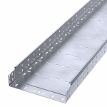 Лоток перфорированный Профи INOX (AISI 316) 300х80х3000 (2,0 мм) (6 м/уп) Промрукав