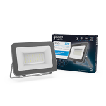 Прожектор светодиод 30Вт 6500К 2550Лм графитовый IP65 СДО Gauss Qplus (1/10)