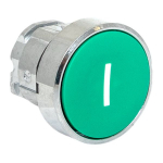 Исполнительный механизм кнопки "I" XB4 зеленый плоский возвратный без фиксации IP65 EKF