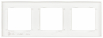 Рамка для розеток и выключателей ЭРА Серия 12 12-5003-01М на 3 поста, белый матовый Рамка для розеток и выключателей ЭРА Серия 12 12-5003-01М на 3 поста, белый матовый