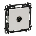 Розетка 1гн ТВ проходная с/у белый механизм Valena LIFE Legrand Розетка 1гн ТВ проходная с/у белый механизм Valena LIFE Legrand