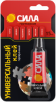 Клей "СИЛА" универсальный прозрачный 15 мл на блистере (1/12) Клей "СИЛА" универсальный прозрачный 15 мл на блистере (1/12)