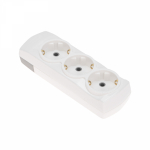 Колодка 3гн с З/К белая 16А PREMIUM REXANT