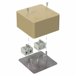 Коробка огнестойкая для кабель-канала 40-0460-FR10.0-4 Е15-Е120 RAL1001 85х85х45 (44 шт/кор) Промрукав