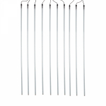 Гирлянда Тающие сосульки комплект 10 шт. x 100см, шаг 100см, 960 LED ТЕПЛЫЙ БЕЛЫЙ, черный каучук, IP65, 24В, соединяется NEON-NIGHT