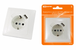 Розетка 1гн с З/К+USB шторки с/у белый 16А Таймыр TDM Розетка 1гн с З/К+USB шторки с/у белый 16А Таймыр TDM