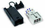 Штекер с корпусом разгрузки натяжения 2-пол. Код. F светло-серые WINSTA® KNX 893-1032