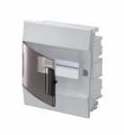 Бокс ЩРВ-П-8мод встр.пласт бел (дв. прозр) IP41 (с клемм) 250 x 232 x 108 Mistral ABB (1)