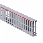 Короб перфорированный, серый RL12 25x80