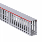 Короб перфорированный, серый RL12 40x80