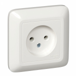 Розетка 1гн без З/К с/у белый 10А Прима Schneider Electric Розетка 1гн без З/К с/у белый 10А Прима Schneider Electric