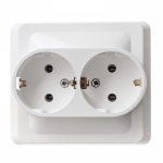 Розетка 2гн с З/К с/у белый 16А Этюд Systeme Electric (1/15) Розетка 2гн с З/К с/у белый 16А Этюд Systeme Electric (1/15)