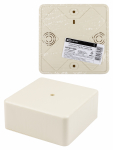 Коробка распаячная КР 100х100х44 ОП, сл. кость, IP40, инд. штрихкод TDM Коробка распаячная КР 100х100х44 ОП, сл. кость, IP40, инд. штрихкод TDM