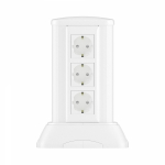 Миниколонна алюминиевая, 0.25м, цвет белый ДКС Миниколонна алюминиевая, 0.25м, цвет белый ДКС