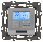 14-4111-03 Эл/ус ЭРА Терморегулятор универс. 230В-Imax16А, IP20, Эра Elegance, алюминий 14-4111-03 Эл/ус ЭРА Терморегулятор универс. 230В-Imax16А, IP20, Эра Elegance, алюминий