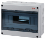 Бокс ЩРН-П-12мод настен пласт сер (дв.прозр) IP65 под пломбу КМПн-12 SIMPLE ЭРА (1/20)