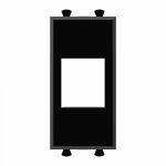 Накладка/вставка накладка с отверстием для настен. кабель-канала пластик черный DKC In-liner Front Накладка/вставка накладка с отверстием для настен. кабель-канала пластик черный DKC In-liner Front