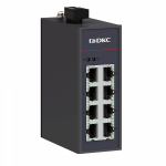 Промышленный неуправляемый коммутатор, 8×10/100/1000Base-T(X) портов RJ45, 12-48В DC, с резервированием