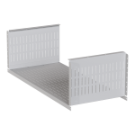 Разделительная перегородка шкафа 326x251 сталь светло-серый EKF Разделительная перегородка шкафа 326x251 сталь светло-серый EKF