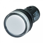 Сигнальный индикатор со встроенным диодом 24В, белый Сигнальный индикатор со встроенным диодом 24В, белый