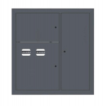 Щит этажный 2 кв. RAL7016 (1000х950х150) EKF PROxima Щит этажный 2 кв. RAL7016 (1000х950х150) EKF PROxima