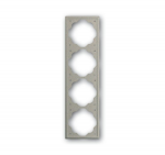 Рамка 4-пост. Шампань металлик глянцевый, пластик горизонт. и вертик., IP20 Impuls ABB Рамка 4-пост. Шампань металлик глянцевый, пластик горизонт. и вертик., IP20 Impuls ABB