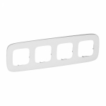 Рамка 4гн белое стекло Valena ALLURE Legrand Рамка 4гн белое стекло Valena ALLURE Legrand