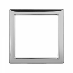 Рамка 1-пост. цвет хром глянцевый, пластик DKC