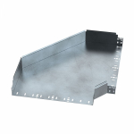 Угол д/листового кабель.лотка 90° горизонтальн. без соединит. разъема нержавеющая сталь серый ПРОМРУКАВ