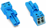 Разъем 2-пол. Код. I 1,50 mm синие WINSTA® MINI 890-1102
