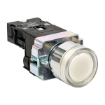 Кнопка BA21 с подстветкой 24В белая NO EKF PROxima Кнопка BA21 с подстветкой 24В белая NO EKF PROxima