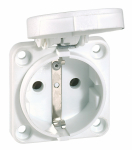 Розетка нем.ст. 16А 2К+З 230В IP44 син.50х50 со шторк. Розетка нем.ст. 16А 2К+З 230В IP44 син.50х50 со шторк.