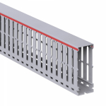 Короб перфорированный, серый RL12 40x100