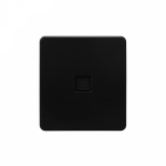 Розетка компьютерная RJ45 кат6 с/у оникс механизм с рамкой MIELE ROUND KRANZ (1/100)