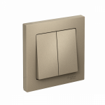 Выключатель 2кл с/у шампань в сборе быстрозажим AtlasDesign Systeme Electric (1/15) Выключатель 2кл с/у шампань в сборе быстрозажим AtlasDesign Systeme Electric (1/15)