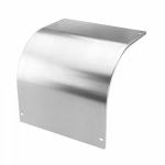 Крышка на угол вертикальный внешний 90 градусов 100х150, 0,8 мм, AISI 304