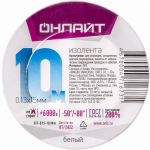 Изолента ОНЛАЙТ 71 673 OIT-B15-10/WH белая
