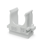Клипса d16 серая абс-пластик безгалогенная (HF) Промрукав (200/2000)