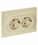 Розетка 2гн с З/К с/у ваниль безвинт.клем 16А FP424 FORTE&PIANO IEK (1/10/100) Розетка 2гн с З/К с/у ваниль безвинт.клем 16А FP424 FORTE&PIANO IEK (1/10/100)