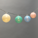 Тайские фонарики «Пудра» 1,5 м, прозрачный ПВХ, 10 LED, теплый белый, питание 2 х АА (батарейки не в комплекте) Тайские фонарики «Пудра» 1,5 м, прозрачный ПВХ, 10 LED, теплый белый, питание 2 х АА (батарейки не в комплекте)