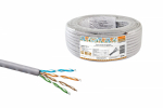 Кабель витая пара народный U/UTP Cat 5e 4х2х24AWG CCA (25м) PVC, серый Кабель витая пара народный U/UTP Cat 5e 4х2х24AWG CCA (25м) PVC, серый