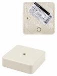 Коробка распаячная КР 75х75х20 ОП, сл. кость, IP40, инд. штрихкод TDM Коробка распаячная КР 75х75х20 ОП, сл. кость, IP40, инд. штрихкод TDM