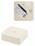Коробка распаячная КР 75х75х28 ОП, сл. кость, IP40, инд. штрихкод TDM Коробка распаячная КР 75х75х28 ОП, сл. кость, IP40, инд. штрихкод TDM
